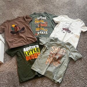 4T Boys Graphic T-Shirts Set